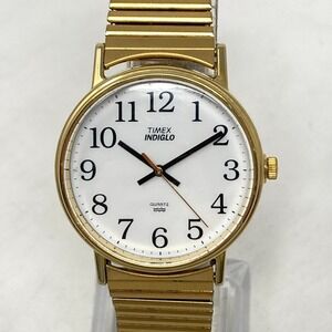 Timex Gold and White Watch